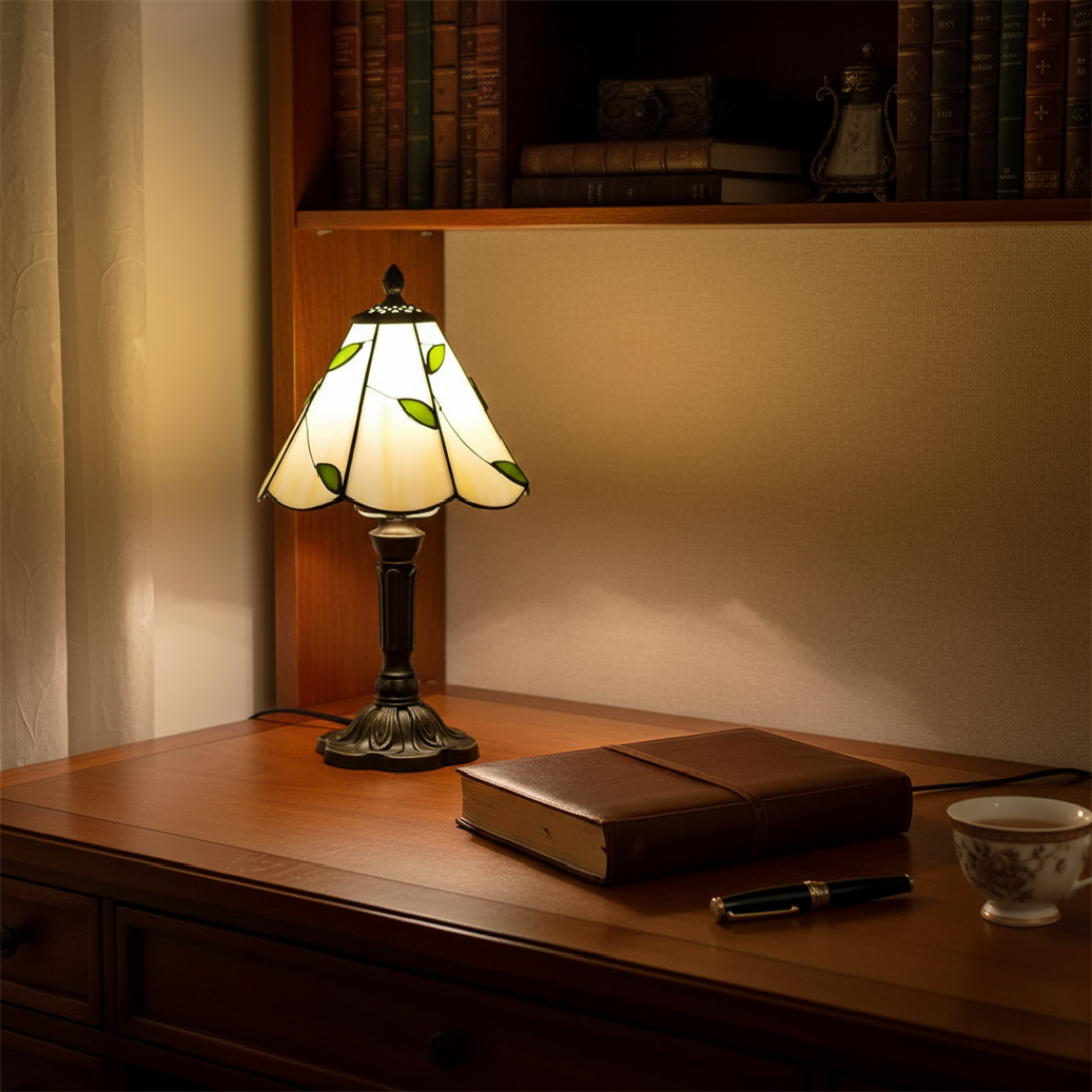 Retro Baroque-Inspired LED Table Lamp